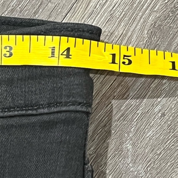 Women’s US 27 Madewell Washed Black 9” High-Rise Skinny Distressed Denim Jeans - Picture 16 of 16